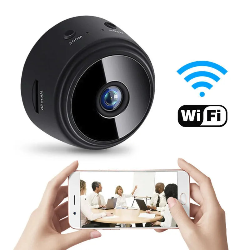 Mini cámara espía A9 HD - con visión nocturna inalámbrica oculta Wifi con audio